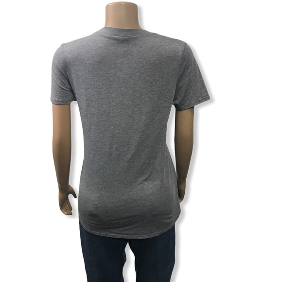 Modern Lux Tee Shirt Gray short sleeve Graphic Humor Cotton multicolor L - Picture 7 of 10